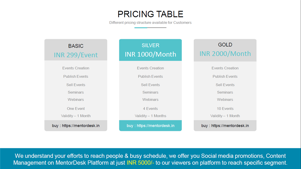 Pricing Information